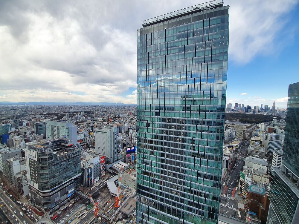 渋谷スクランブルスクエアの外観（2022年）